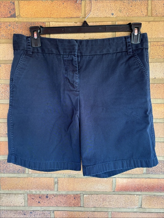 J. Crew Pants - J. Crew Classic Zipper Fly Navy 100% Cotton Chino Shorts 10